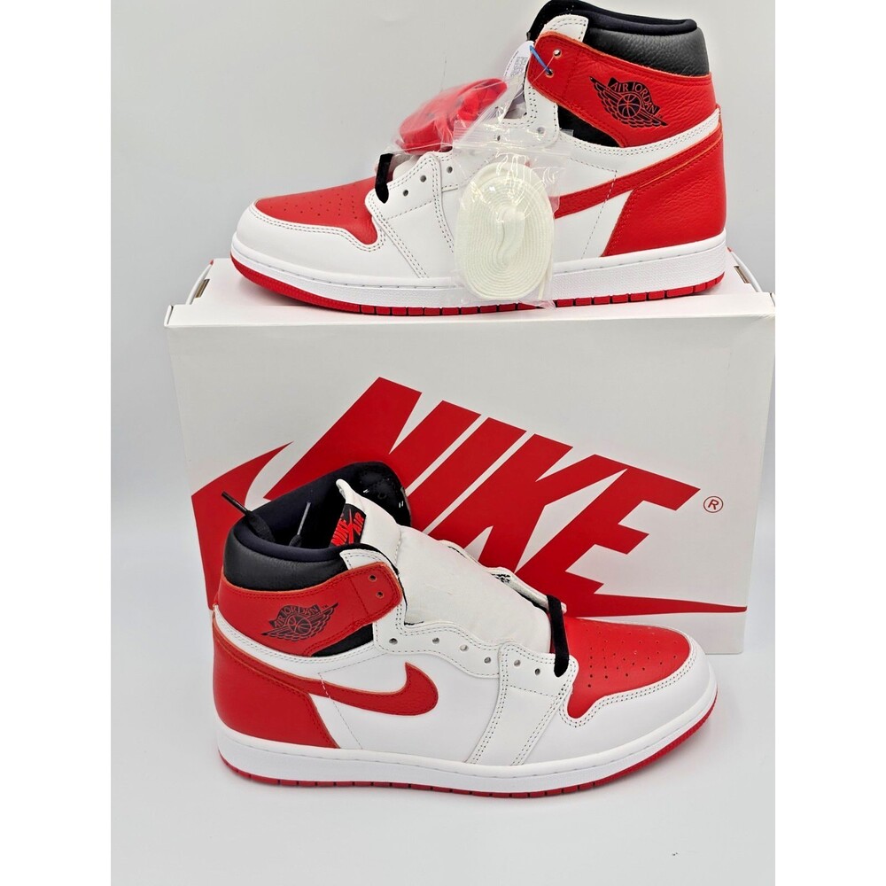 Nike Air Jordan 1 Retro High OG Heritage 555088 161 Mens 10.5 NIB Red White